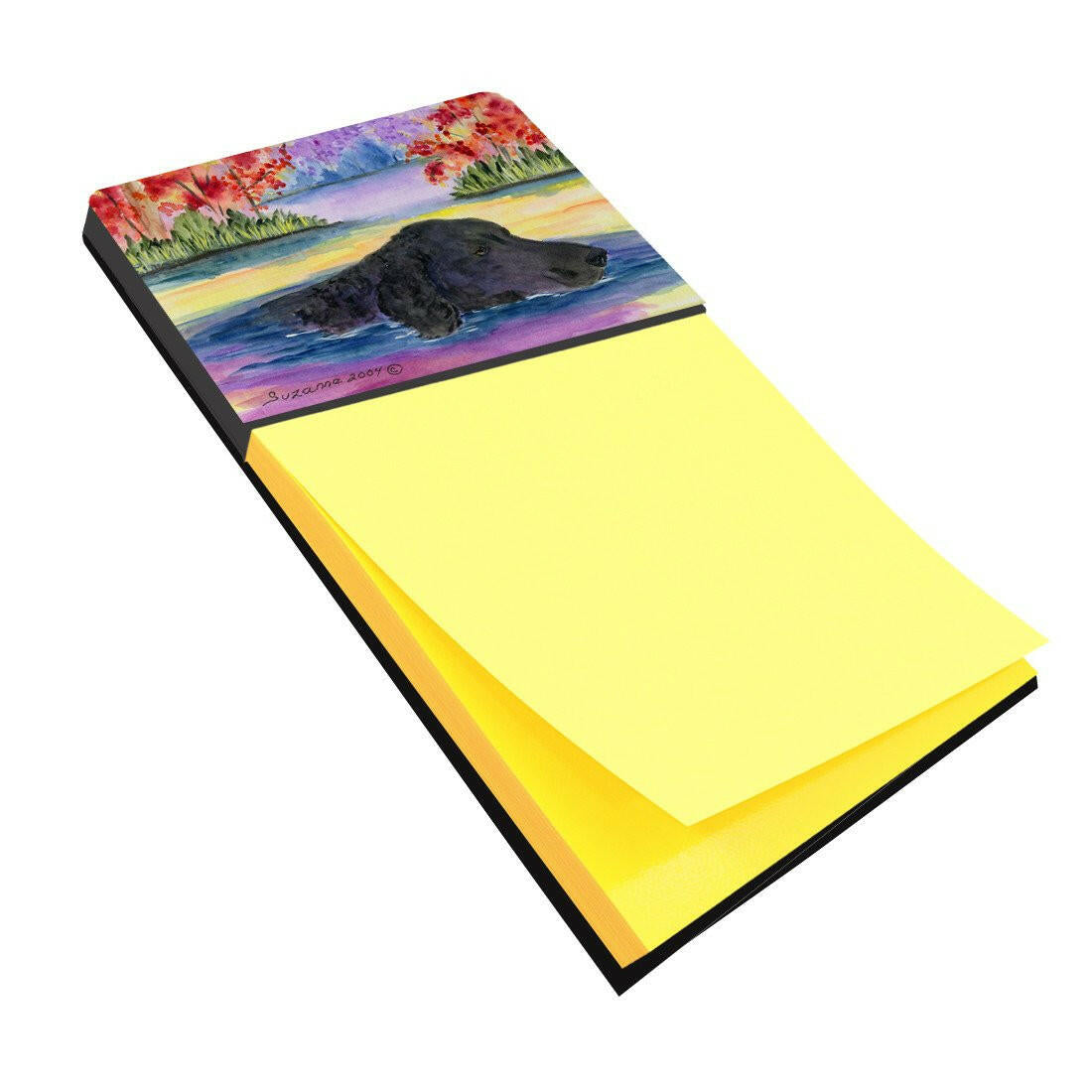 Curly Coated Retriever Refiillable Sticky Note Holder or Postit Note Dispenser SS8043SN by Caroline's Treasures