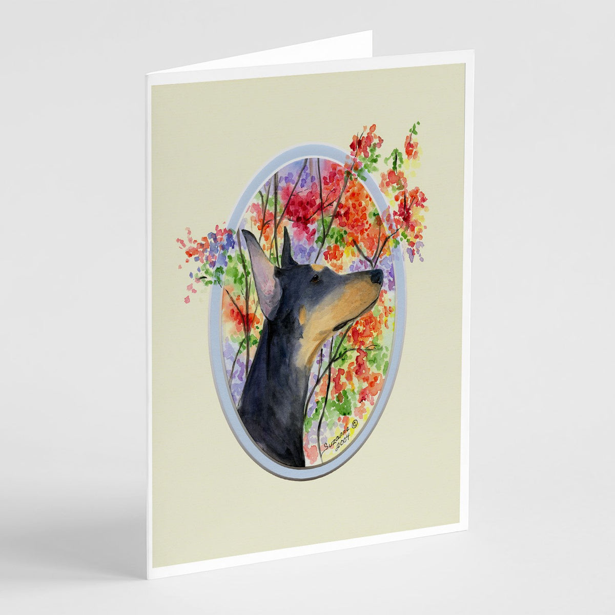 Buy this Doberman Greeting Cards and Envelopes Pack of 8
