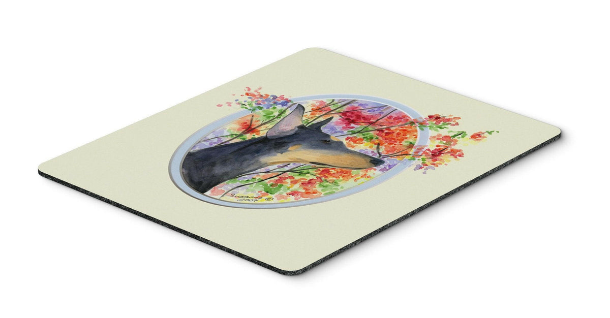 Doberman Mouse Pad / Hot Pad / Trivet by Caroline&#39;s Treasures