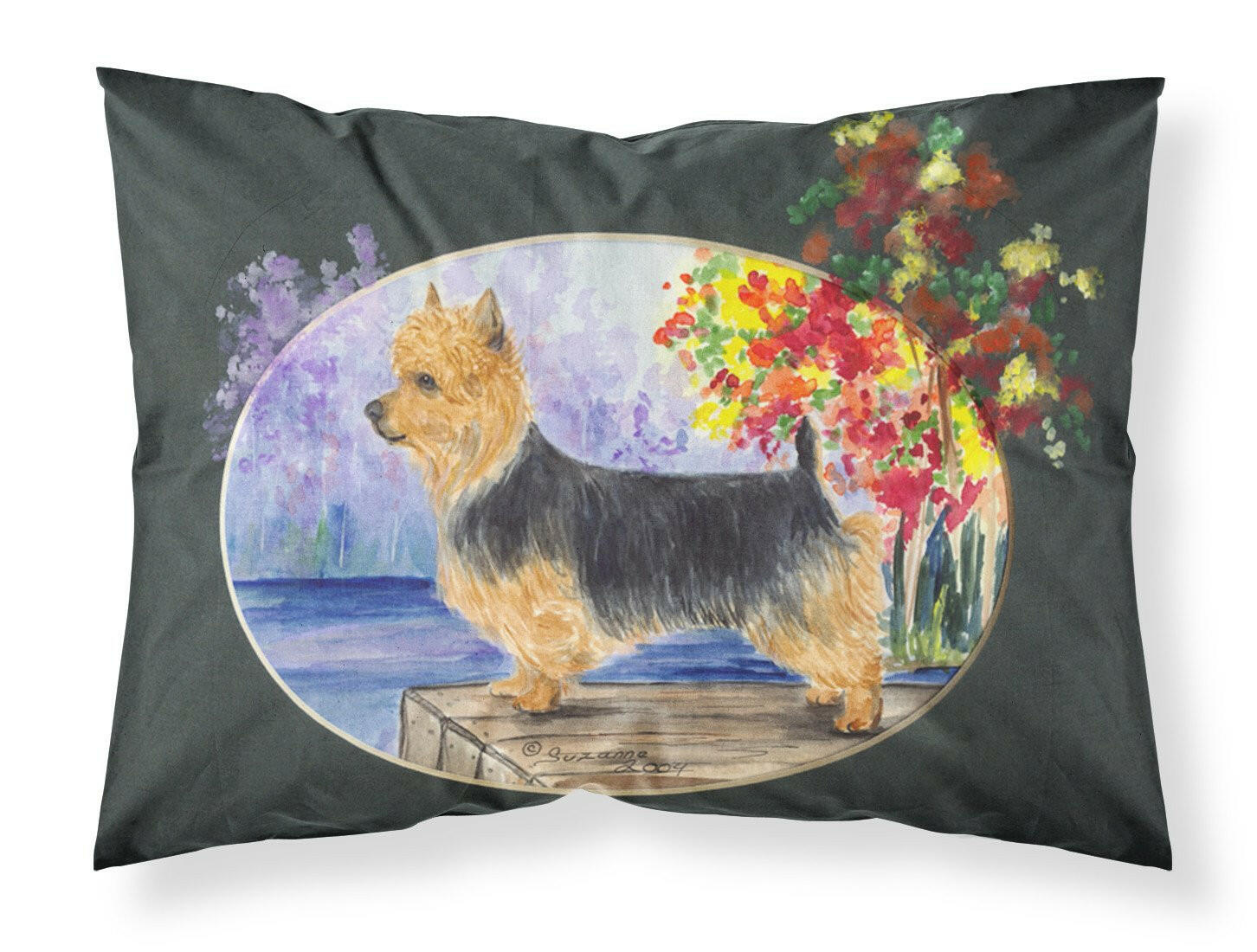 Australian Terrier Moisture wicking Fabric standard pillowcase by Caroline's Treasures