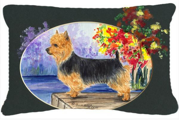 Australian Terrier Decorative   Canvas Fabric Pillow by Caroline's Treasures