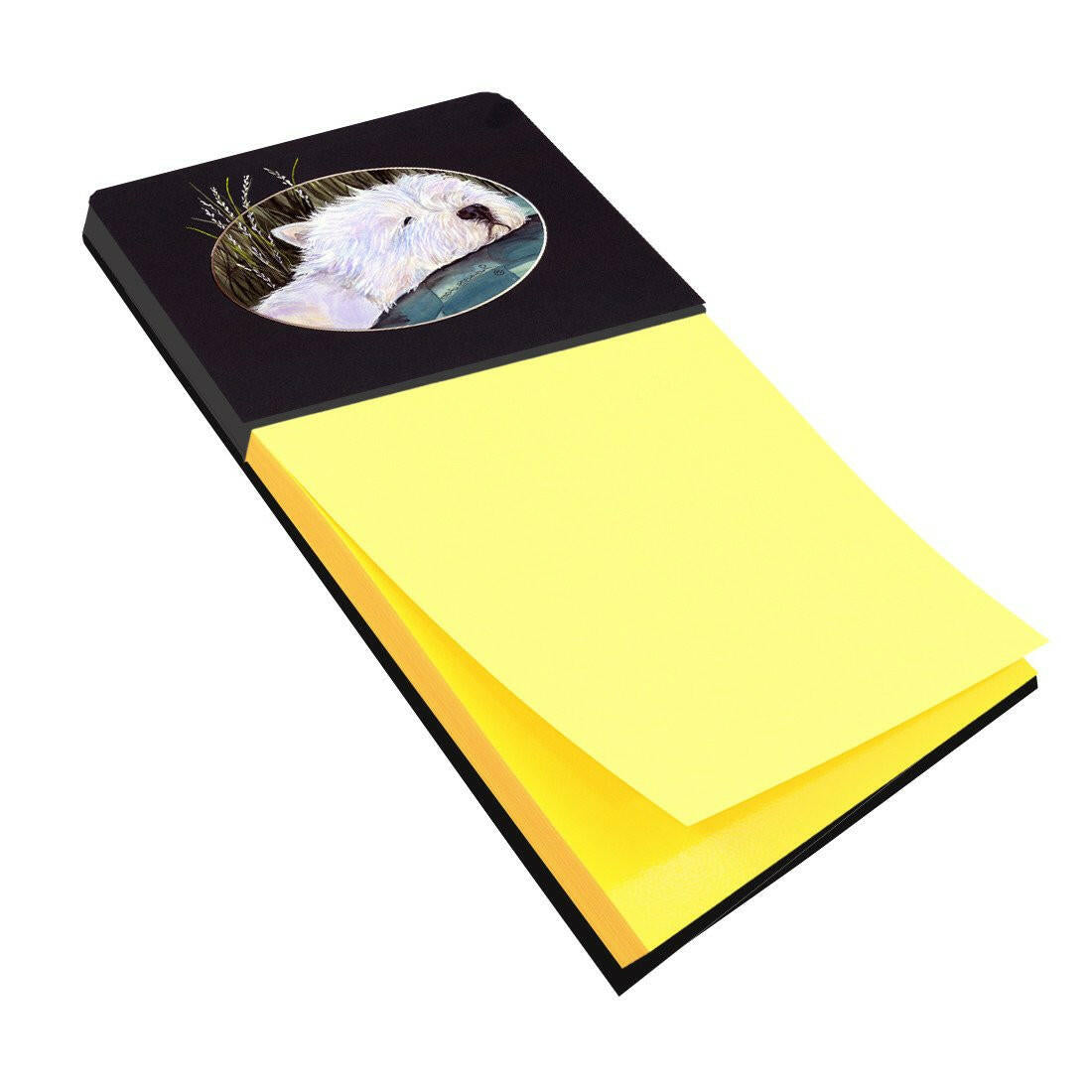 Westie Refiillable Sticky Note Holder or Postit Note Dispenser SS8052SN by Caroline's Treasures