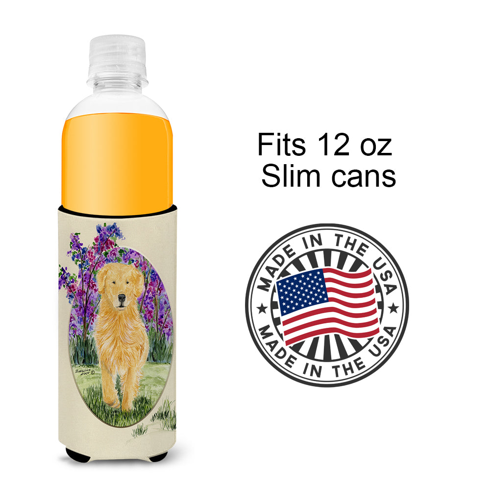 Golden Retriever Ultra Beverage Insulators for slim cans SS8060MUK.
