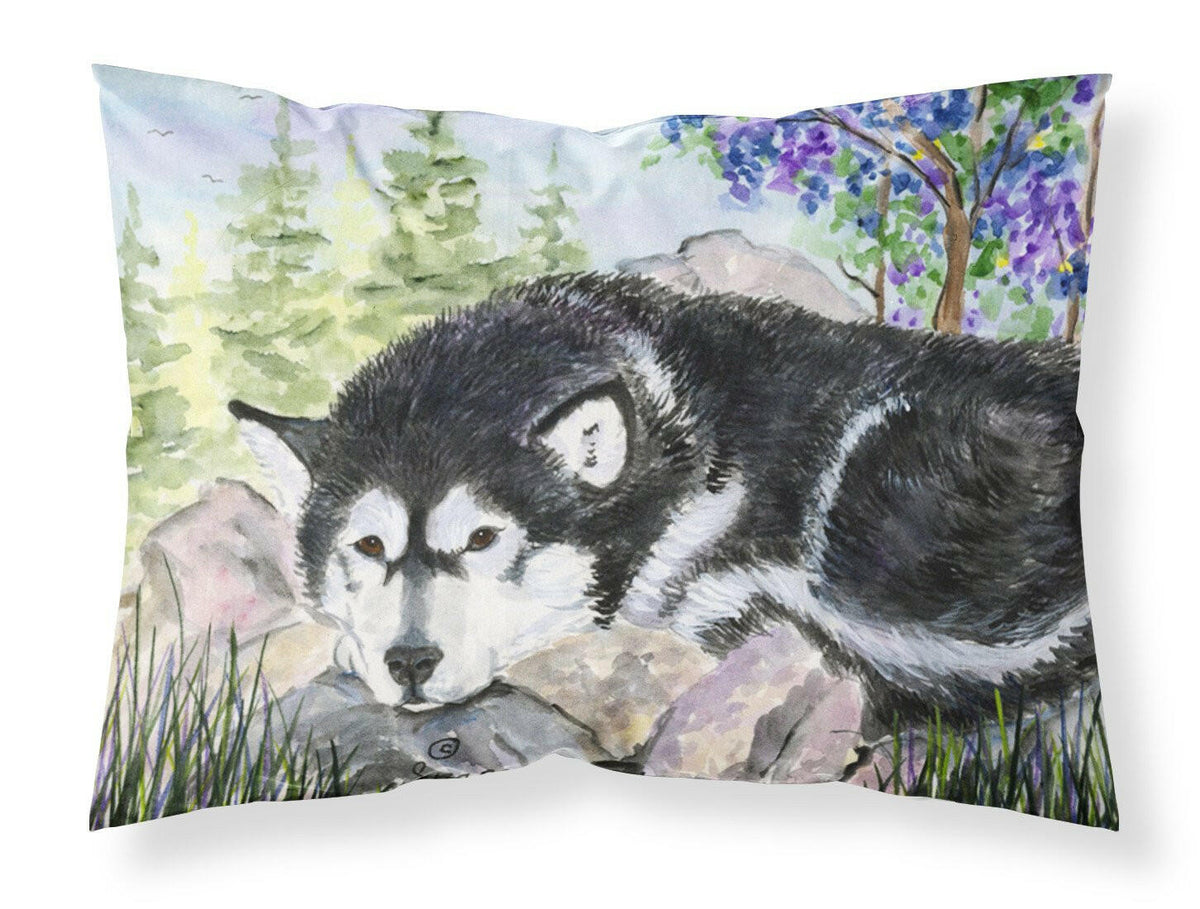 Alaskan Malamute Moisture wicking Fabric standard pillowcase by Caroline&#39;s Treasures