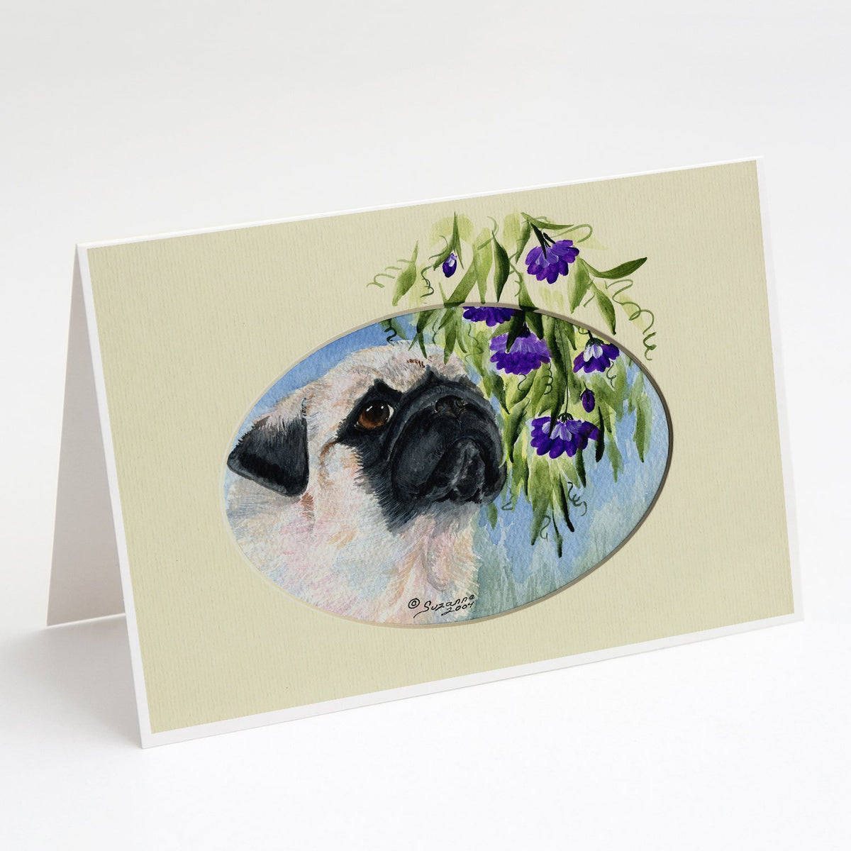 Buy this Pug Greeting Cards and Envelopes Pack of 8