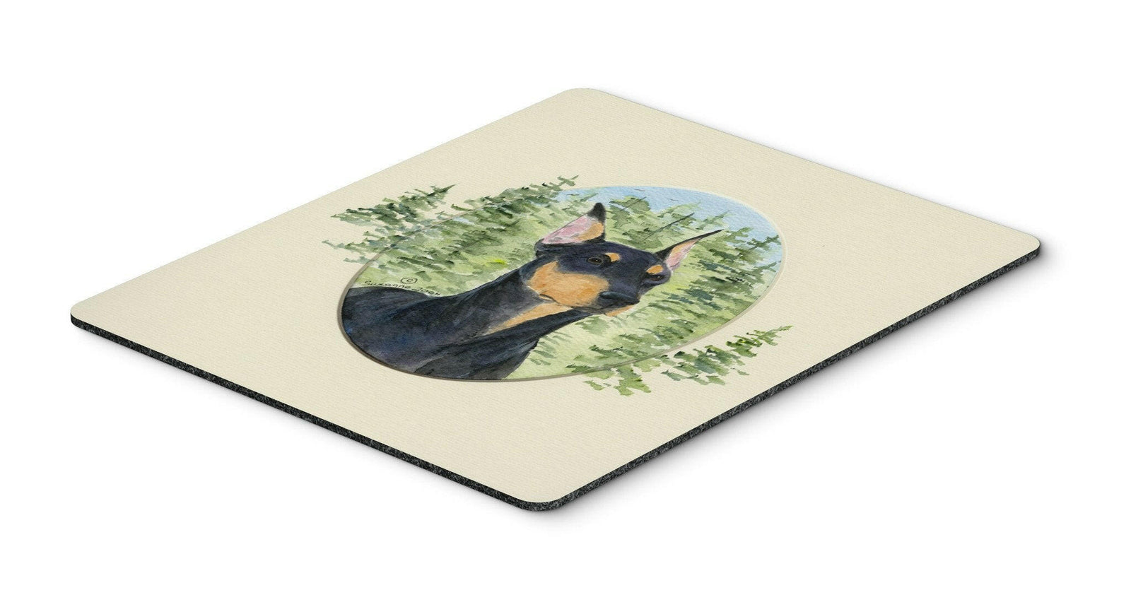 Doberman Mouse Pad / Hot Pad / Trivet by Caroline's Treasures