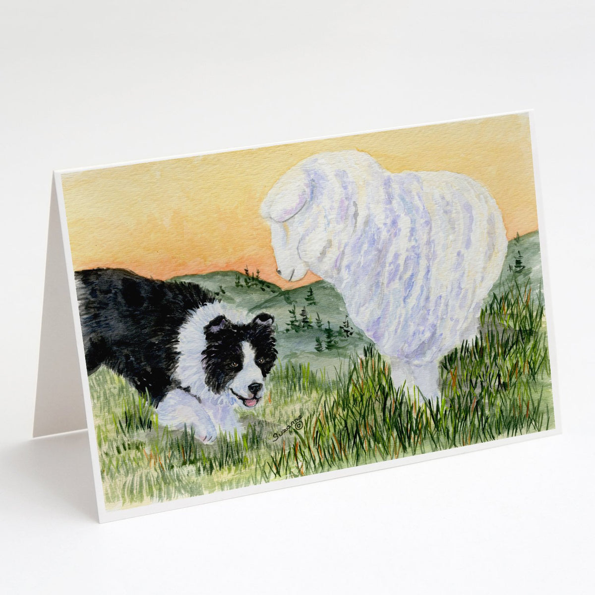 Buy this Border Collie Greeting Cards and Envelopes Pack of 8
