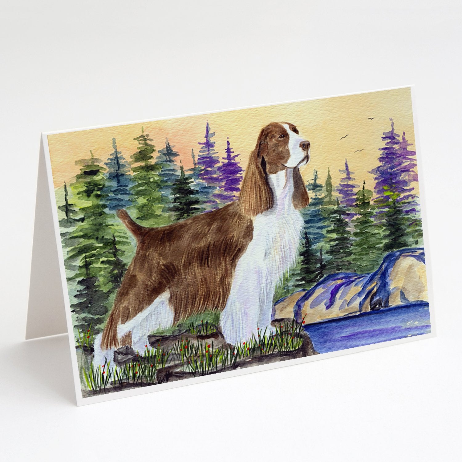 Buy this Springer Spaniel Greeting Cards and Envelopes Pack of 8