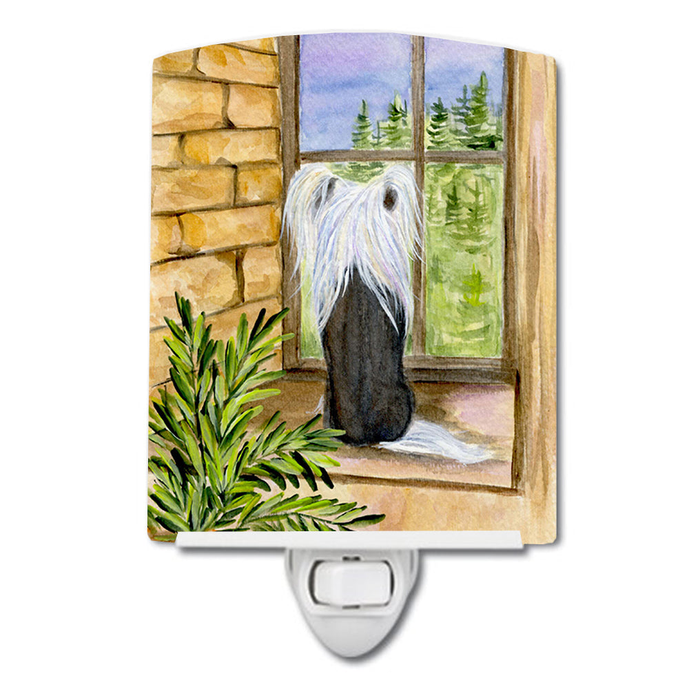 Chinese Crested Ceramic Night Light SS8121CNL - the-store.com