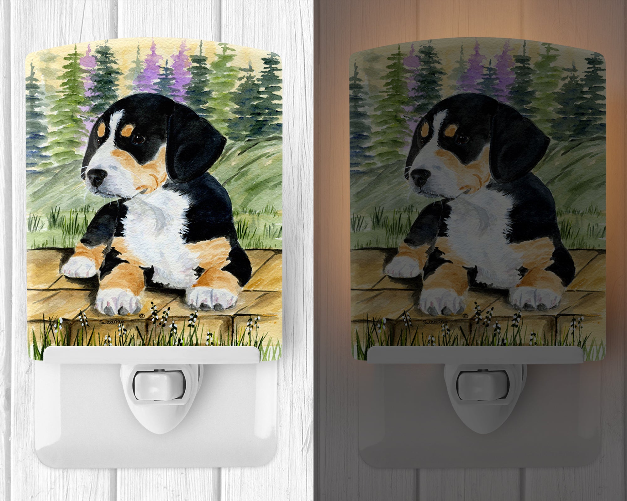 Entlebucher Mountain Dog Ceramic Night Light SS8132CNL - the-store.com