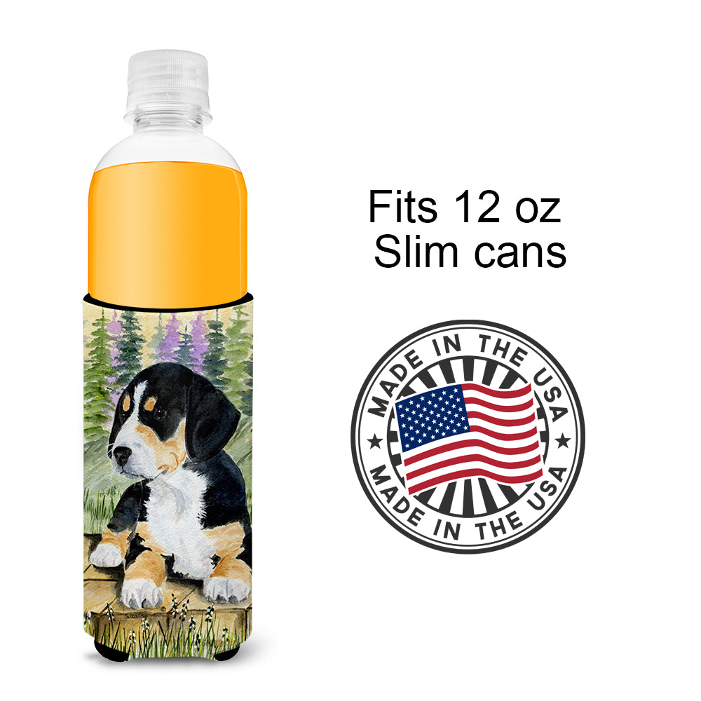 Entlebucher Mountain Dog Ultra Beverage Insulators for slim cans SS8132MUK.