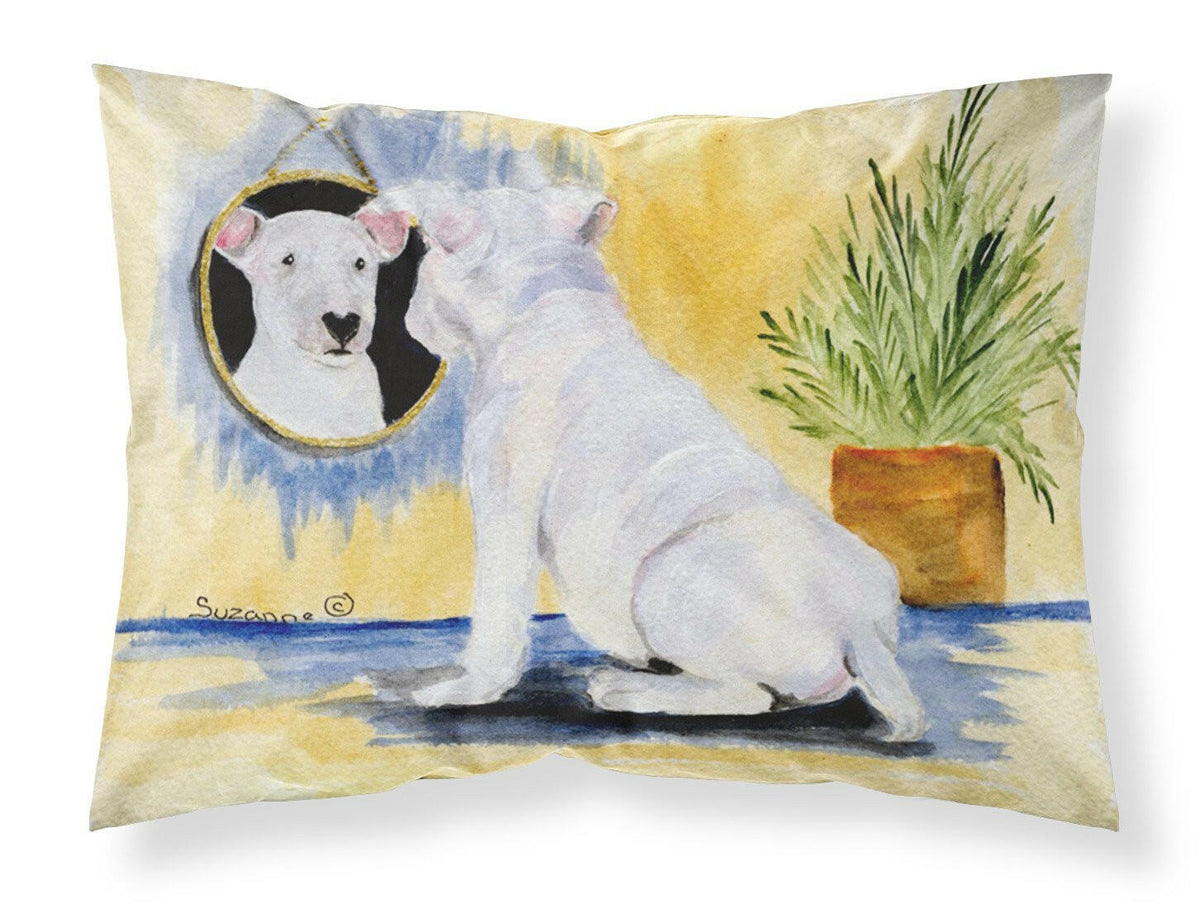 Bull Terrier Moisture wicking Fabric standard pillowcase by Caroline&#39;s Treasures