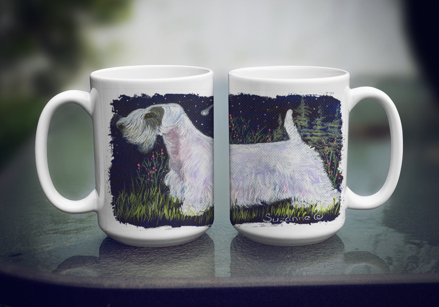 Sealyham Terrier Dishwasher Safe Microwavable Ceramic Coffee Mug 15 ounce SS8145CM15  the-store.com.