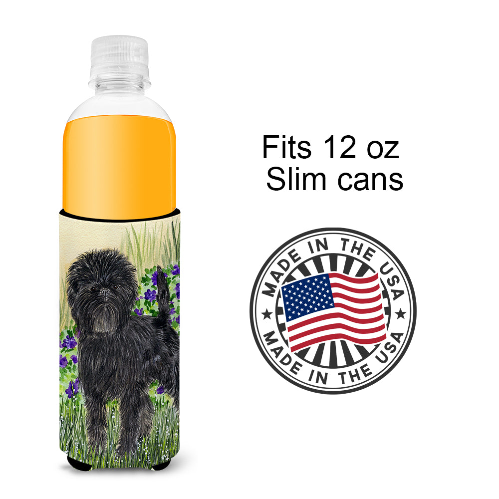 Affenpinscher Ultra Beverage Insulators for slim cans SS8151MUK.