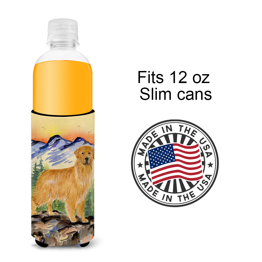 Golden Retriever Ultra Beverage Insulators for slim cans SS8163MUK.