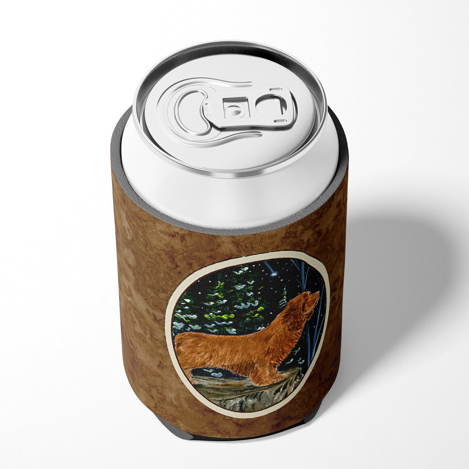 Sussex Spaniel Can or Bottle Beverage Insulator Hugger.