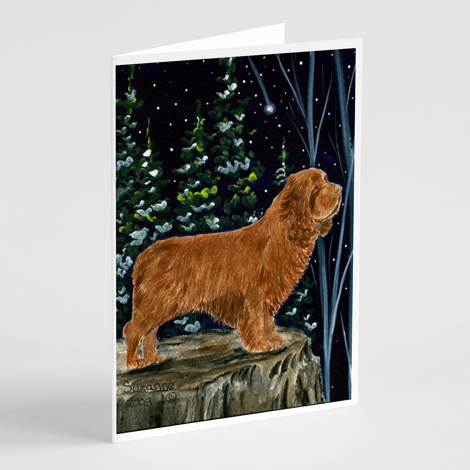 Buy this Sussex Spaniel Greeting Cards and Envelopes Pack of 8