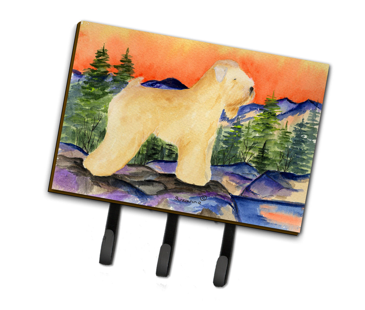 Wheaten Terrier Soft Coated Leash Holder or Key Hook  the-store.com.