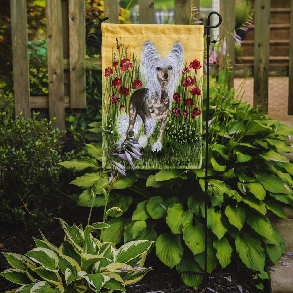 Chinese Crested Flag Garden Size
