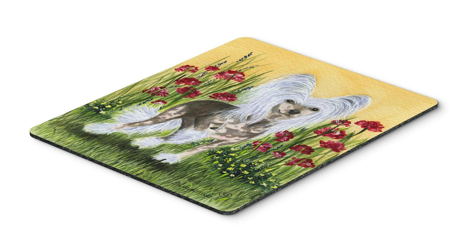 Chinese Crested Mouse Pad / Hot Pad / Trivet by Caroline's Treasures