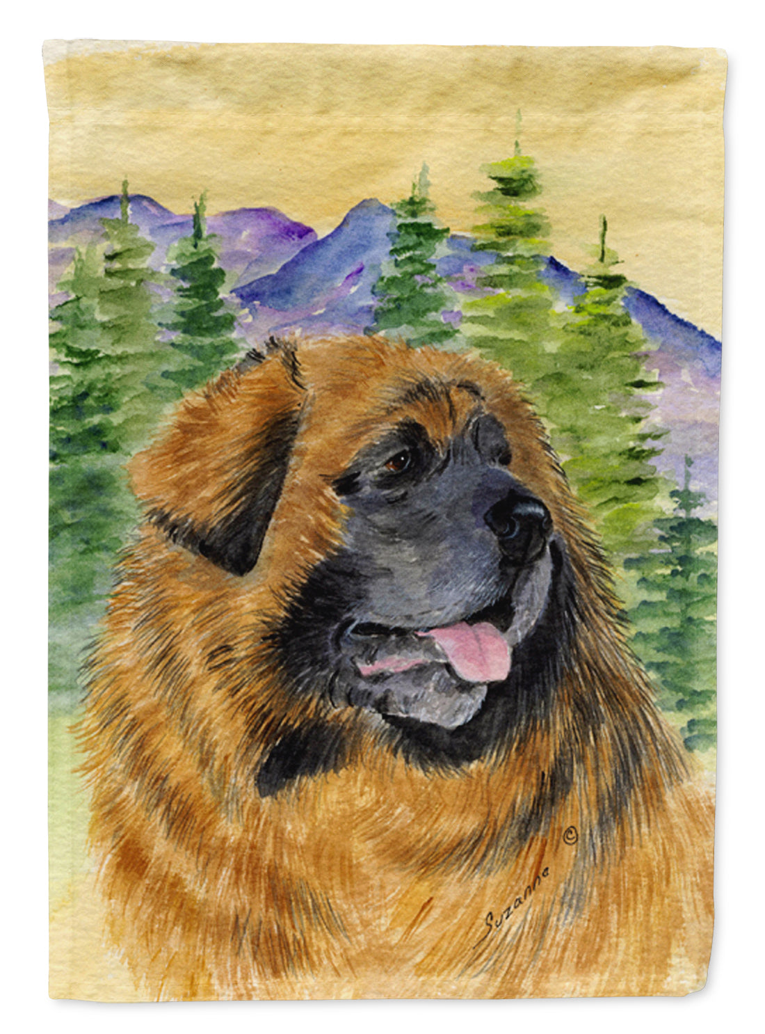 Leonberger Flag Canvas House Size  the-store.com.