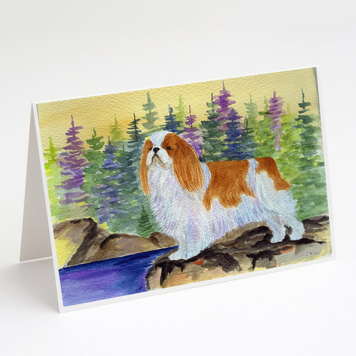 Buy this English Toy Spaniel Greeting Cards and Envelopes Pack of 8