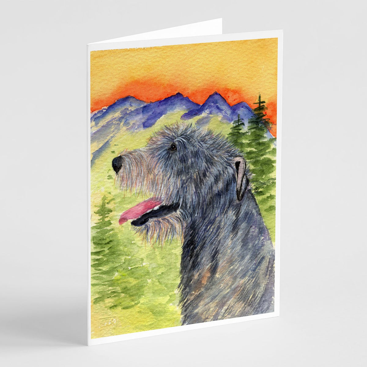 Buy this Irish Wolfhound Greeting Cards and Envelopes Pack of 8