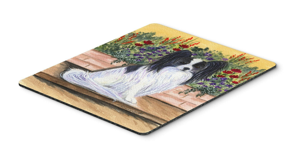 Papillon Mouse Pad / Hot Pad / Trivet by Caroline&#39;s Treasures