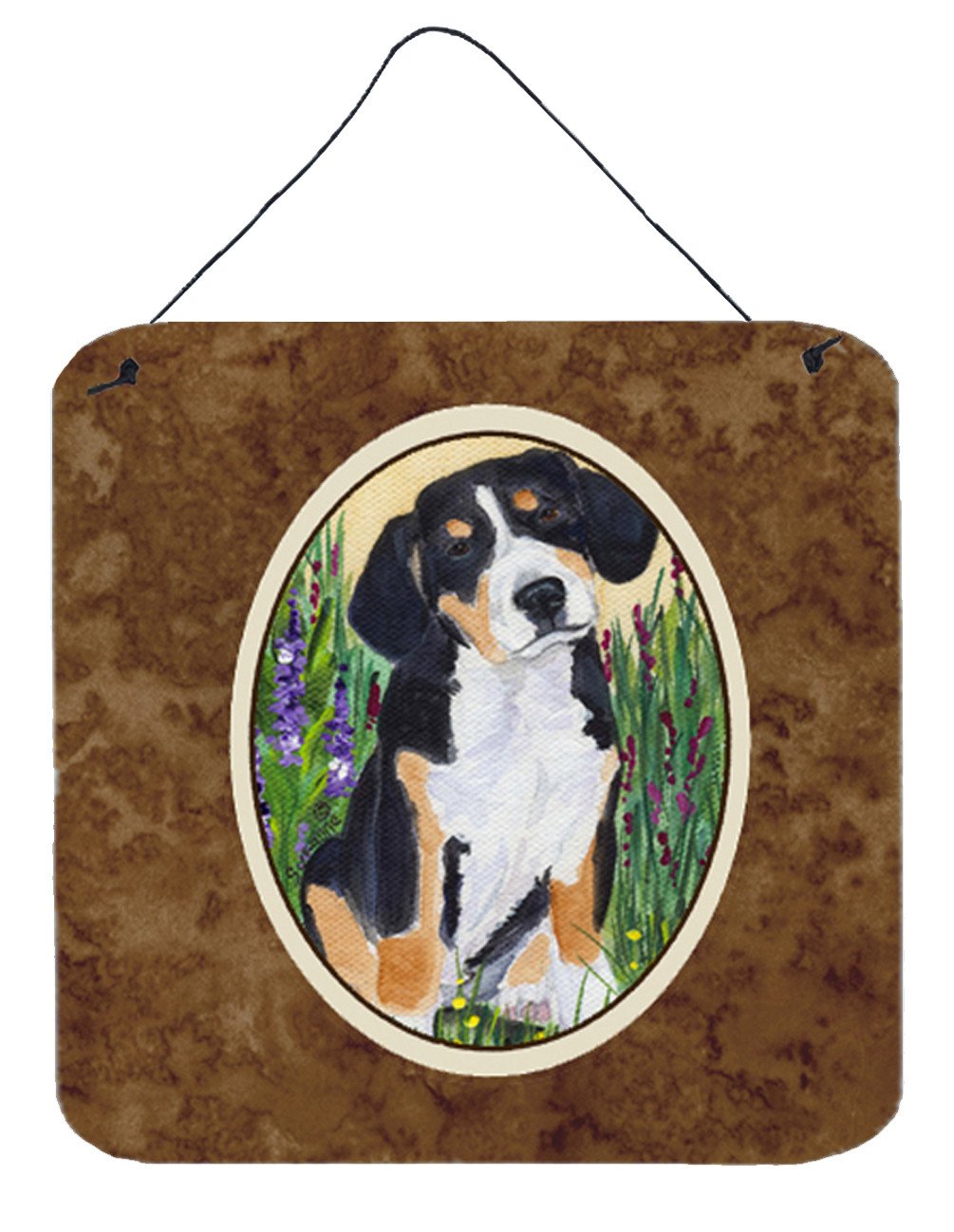 Entlebucher Mountain Dog Aluminium Metal Wall or Door Hanging Prints by Caroline&#39;s Treasures