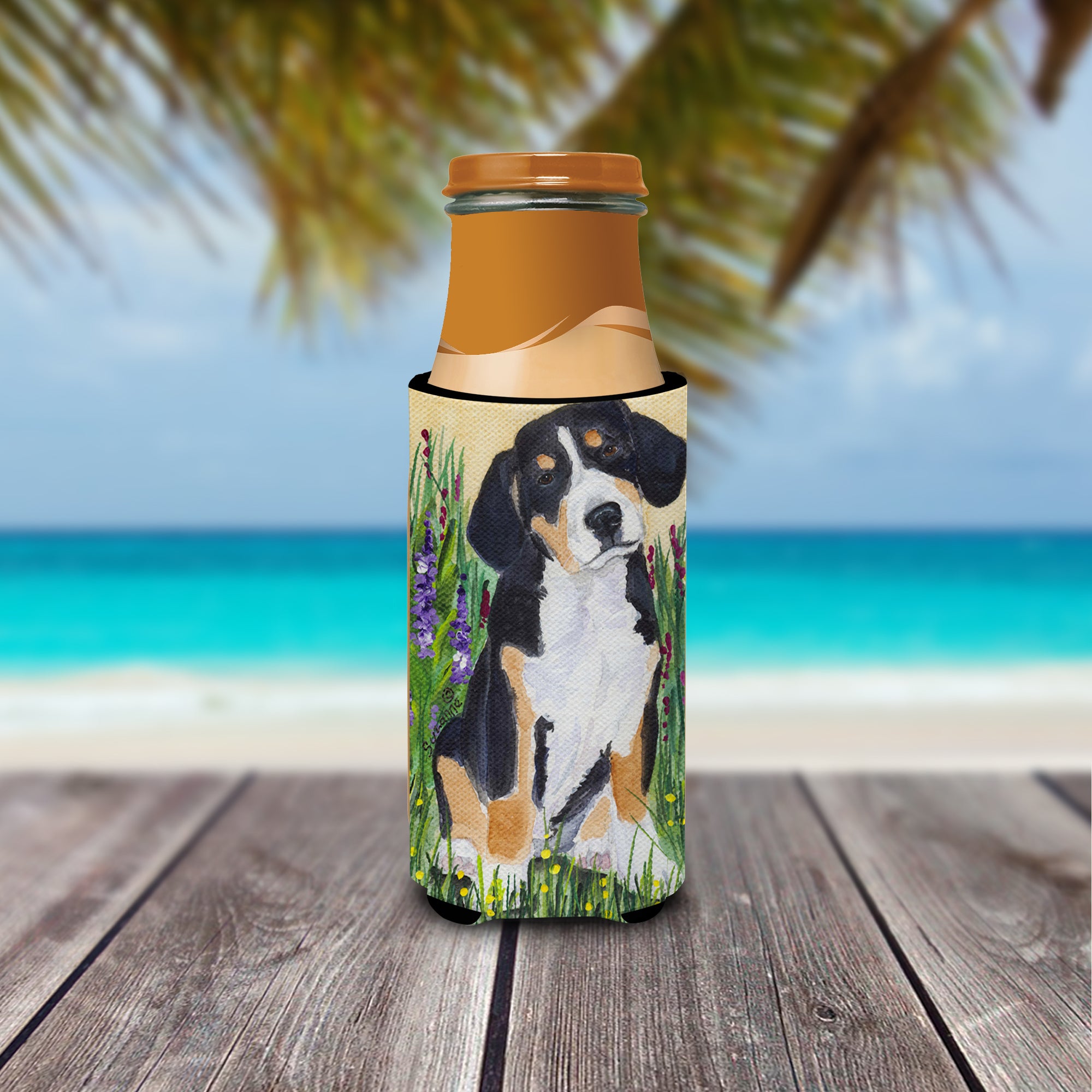 Entlebucher Mountain Dog Ultra Beverage Insulators for slim cans SS8216MUK