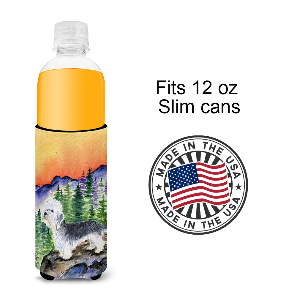 Dandie Dinmont Terrier Ultra Beverage Insulators for slim cans SS8222MUK.