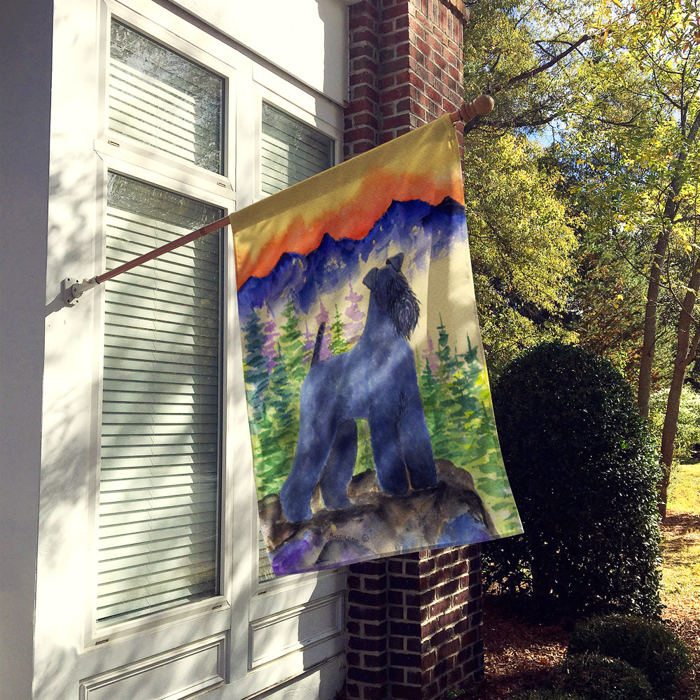 Caroline's Treasures Kerry Blue Terrier Flag Canvas House Size