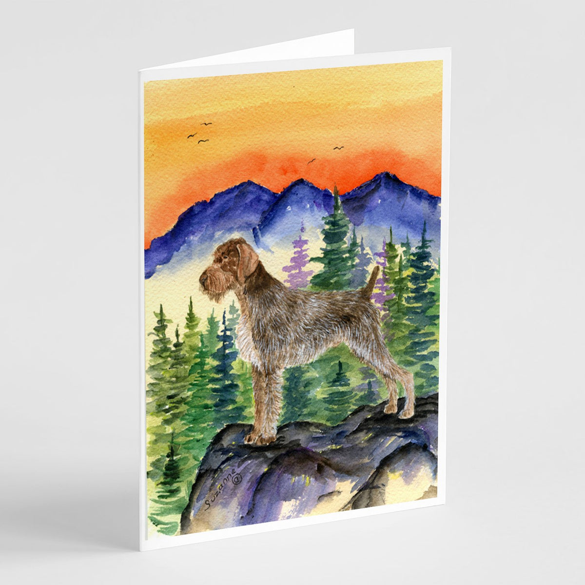 Buy this German Wirehaired Pointer Greeting Cards and Envelopes Pack of 8