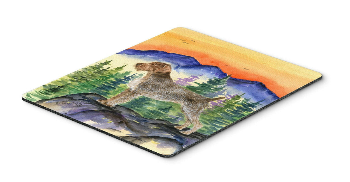 German Wirehaired Pointer Mouse Pad / Hot Pad / Trivet by Caroline&#39;s Treasures