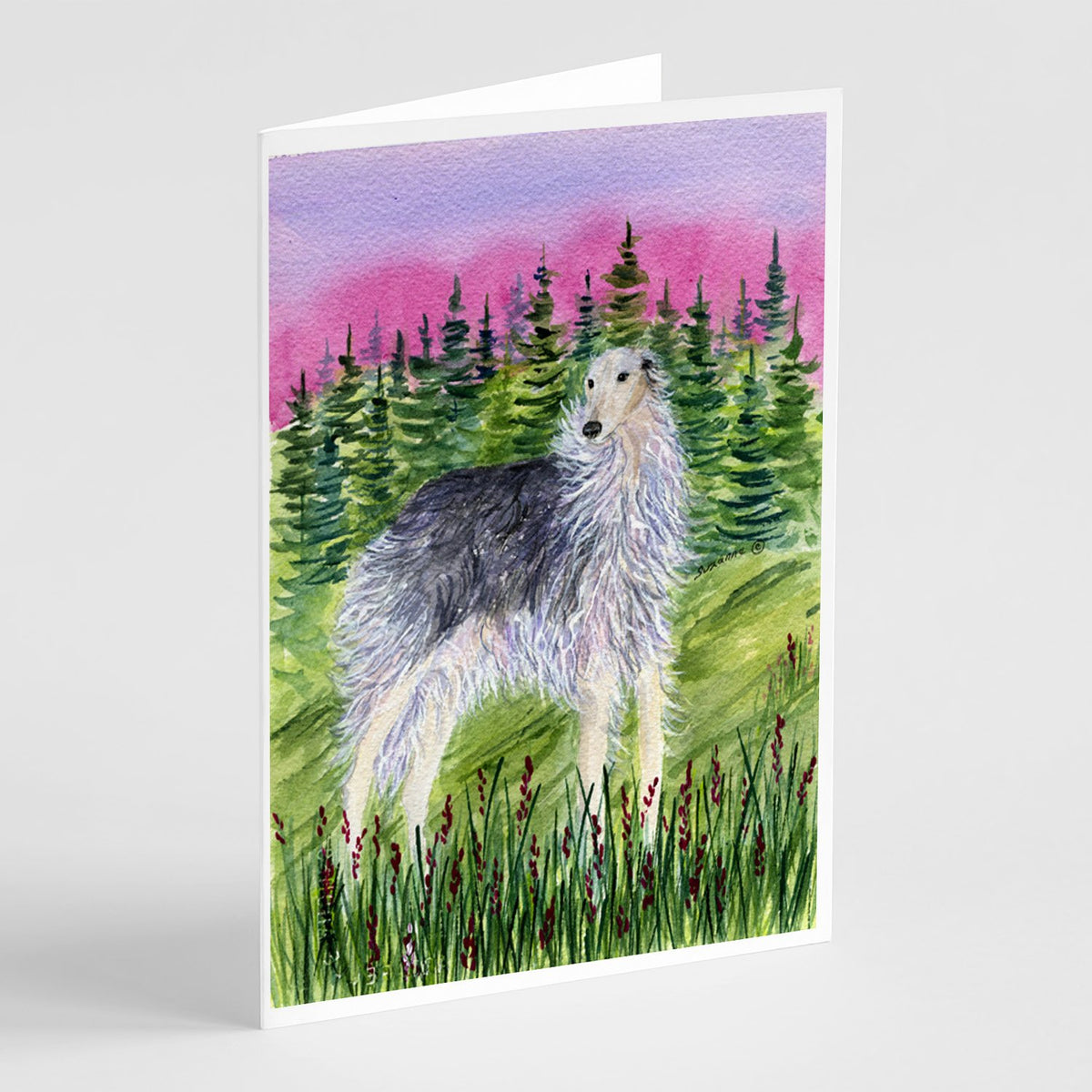 Buy this Borzoi Greeting Cards and Envelopes Pack of 8