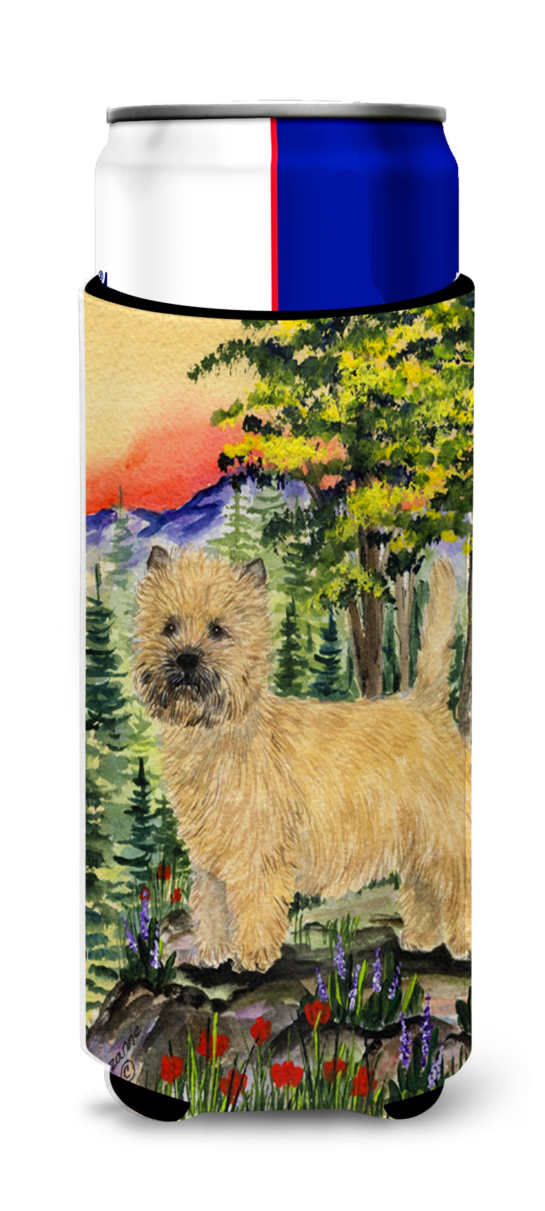 Cairn Terrier Ultra Beverage Insulators for slim cans SS8229MUK.