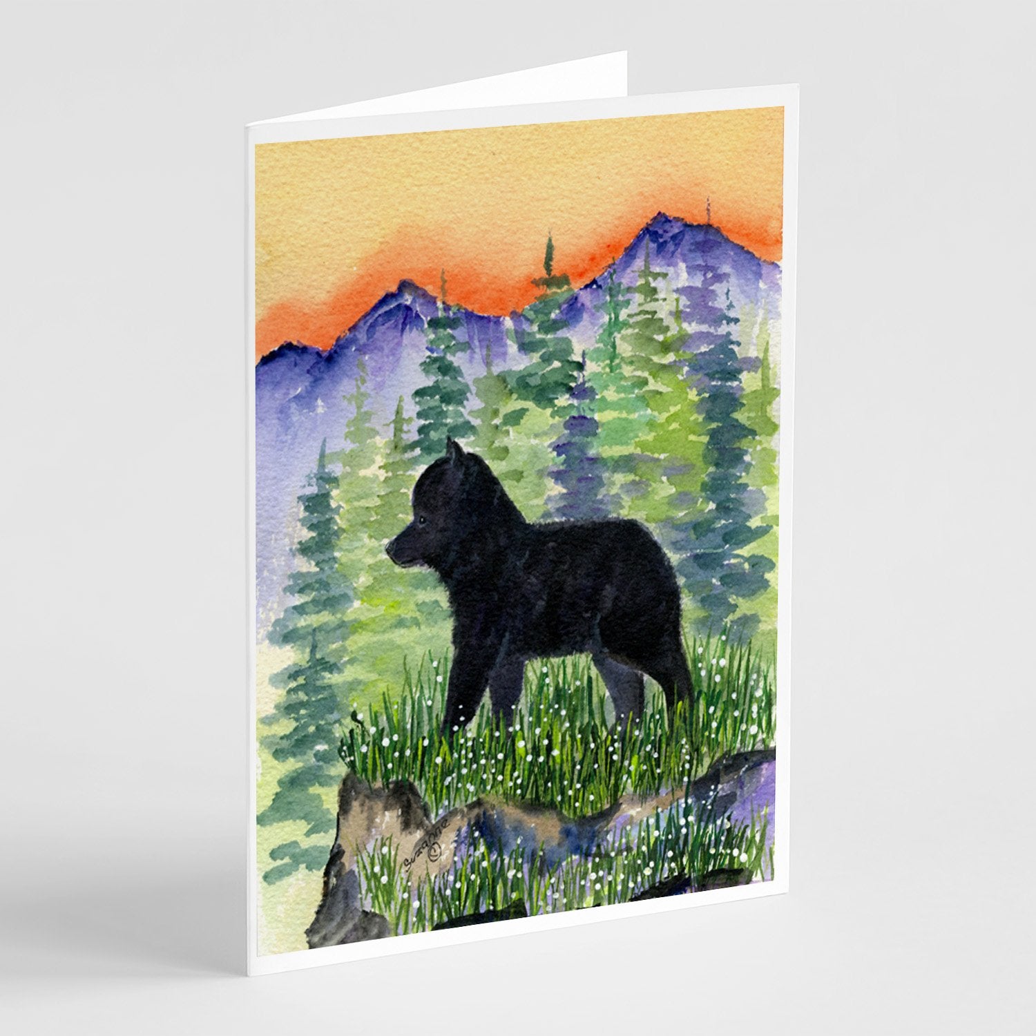 Buy this Schipperke Greeting Cards and Envelopes Pack of 8