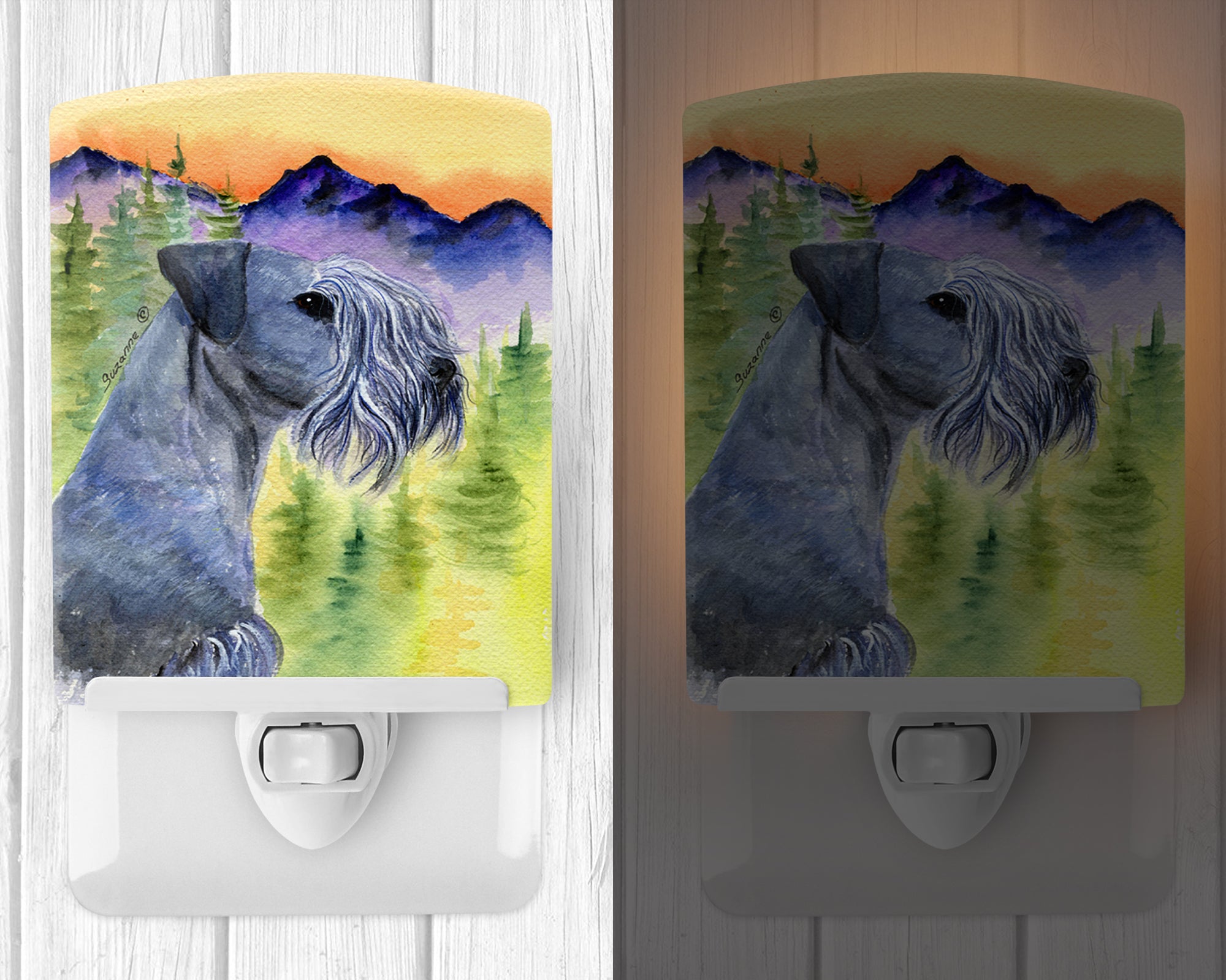 Cesky Terrier Ceramic Night Light SS8232CNL - the-store.com