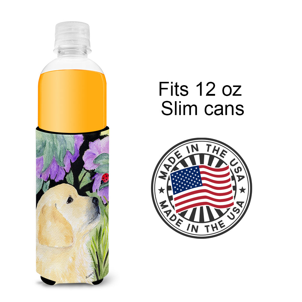 Golden Retriever Ultra Beverage Insulators for slim cans SS8245MUK.