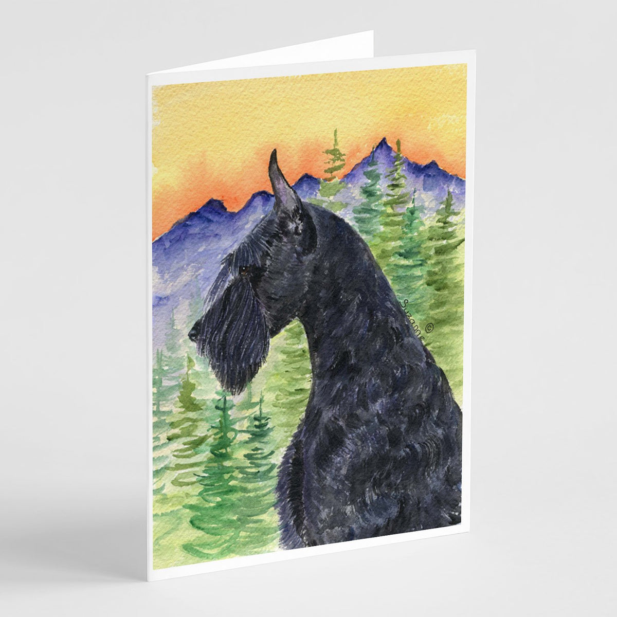 Buy this Schnauzer Greeting Cards and Envelopes Pack of 8