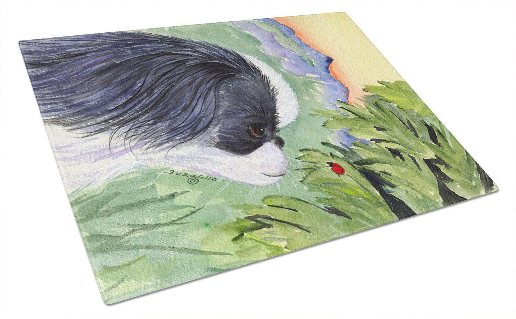 Japanese Chin Glass Cutting Board Large by Caroline's Treasures