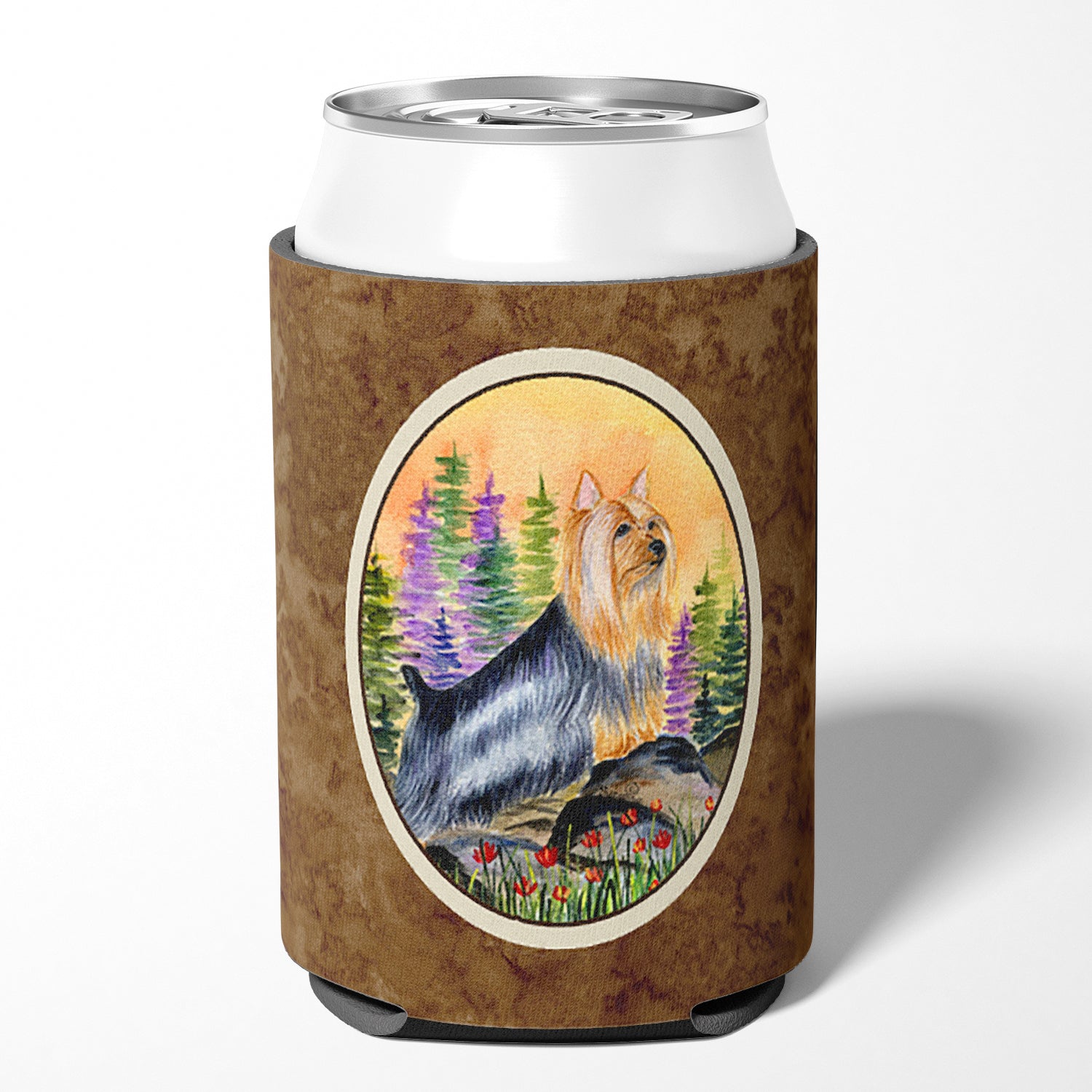 Caroline's Treasures Silky Terrier Can or Bottle Beverage Insulator Hugger