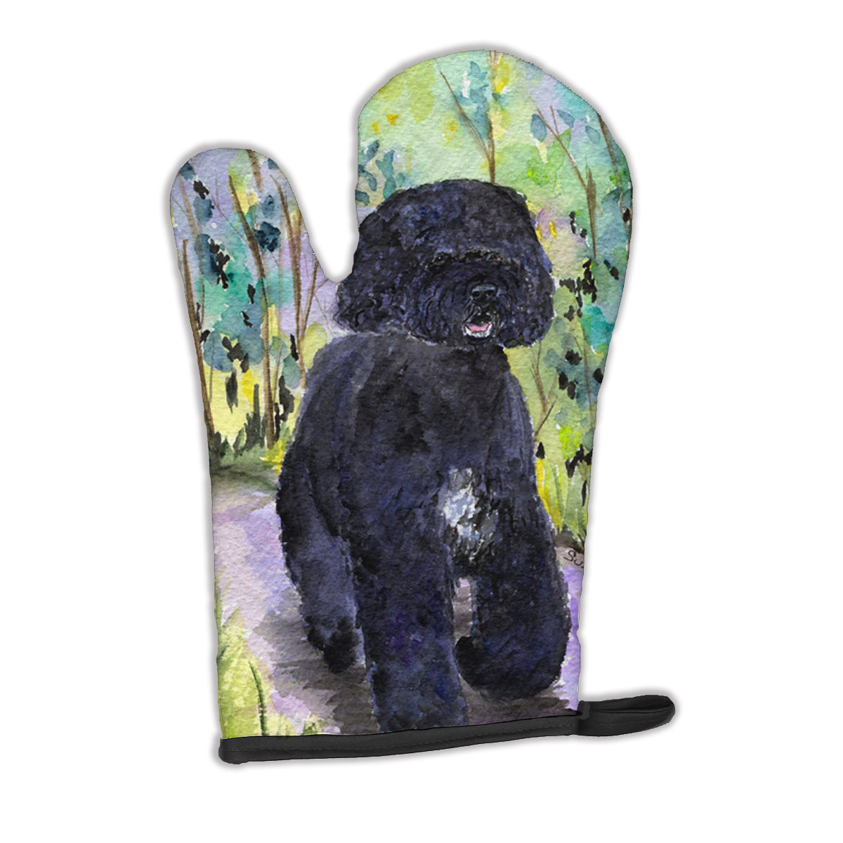 Portuguese Water Dog Oven Mitt SS8264OVMT  the-store.com.