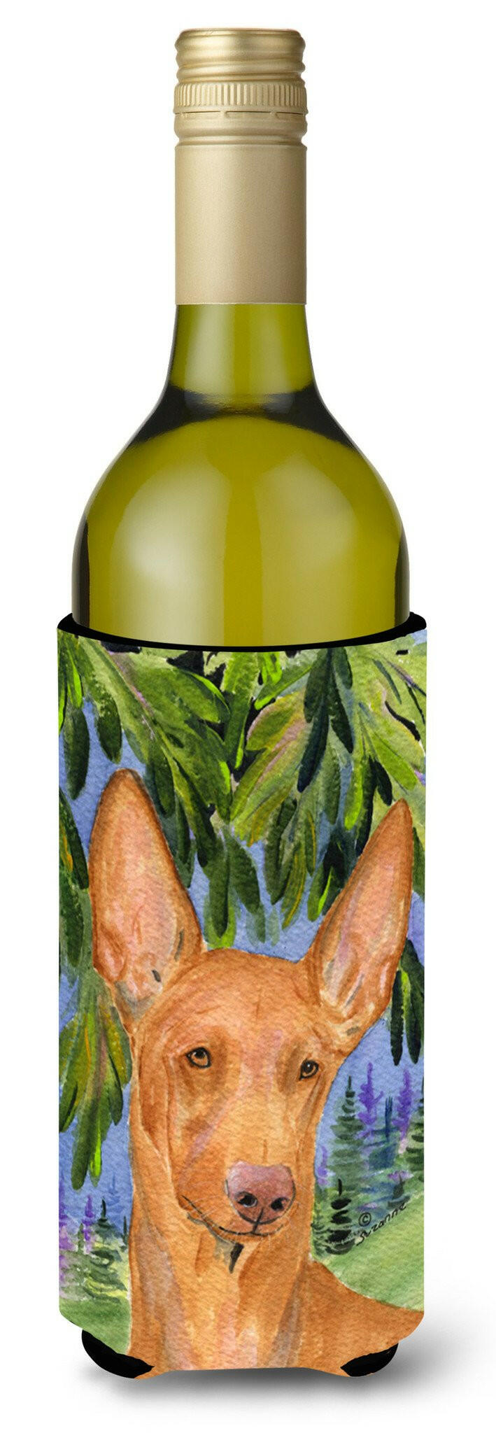 Pharaoh Hound Wine Bottle Beverage Insulator Beverage Insulator Hugger by Caroline&#39;s Treasures