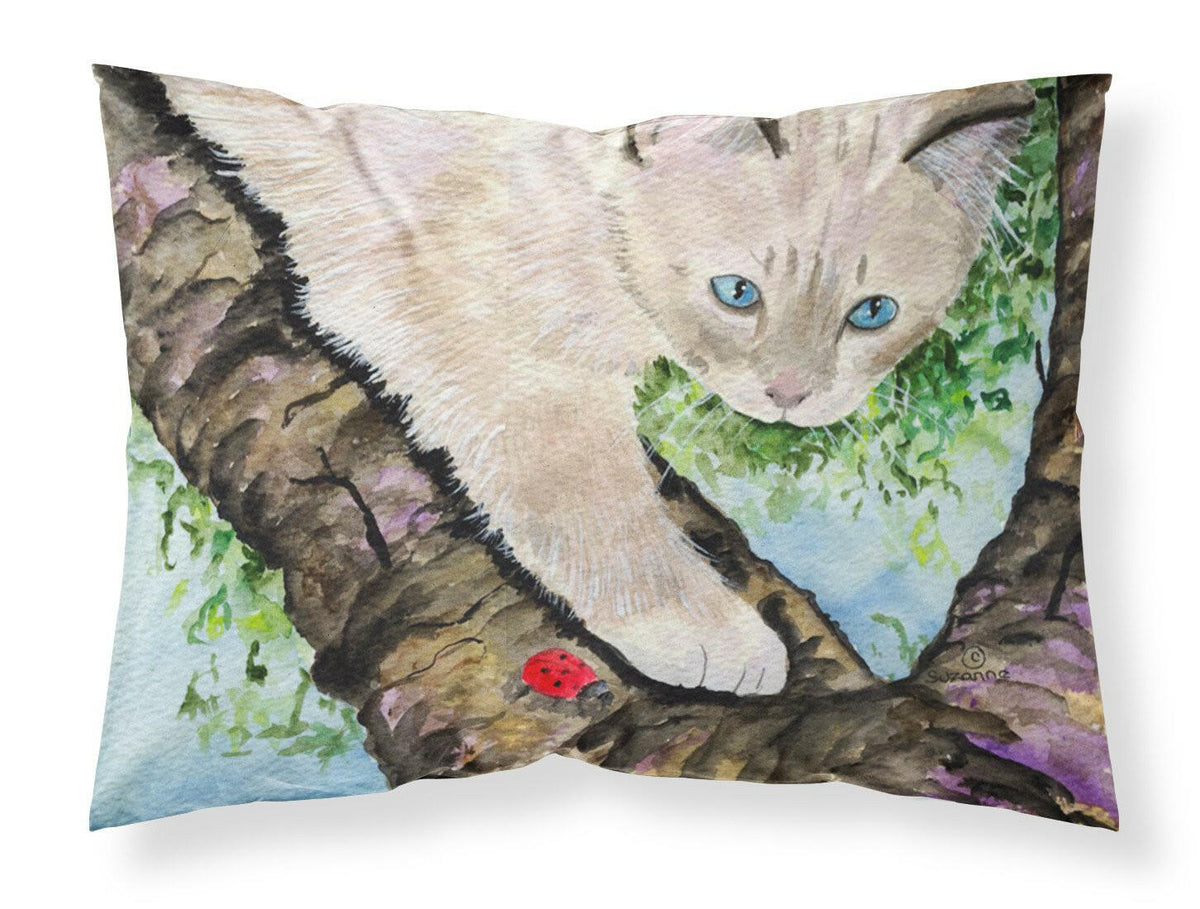 Cat - Birman Moisture wicking Fabric standard pillowcase by Caroline&#39;s Treasures