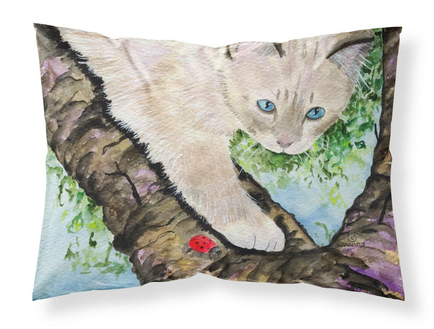 Cat - Birman Moisture wicking Fabric standard pillowcase by Caroline's Treasures