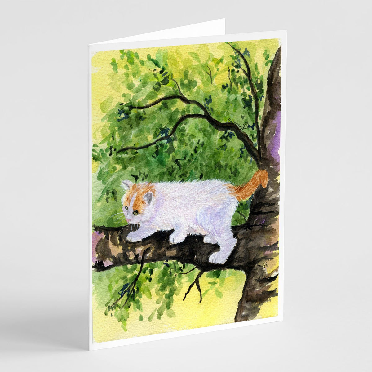 Buy this Cat - Turkish Van Greeting Cards and Envelopes Pack of 8