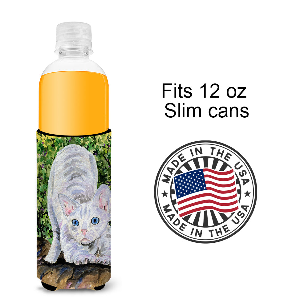 Cat - Devon Rex Ultra Beverage Insulators for slim cans SS8280MUK.