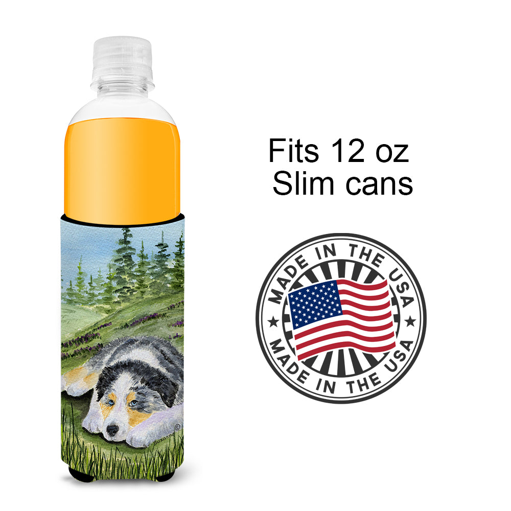 Australian Shepherd Ultra Beverage Insulators for slim cans SS8283MUK.
