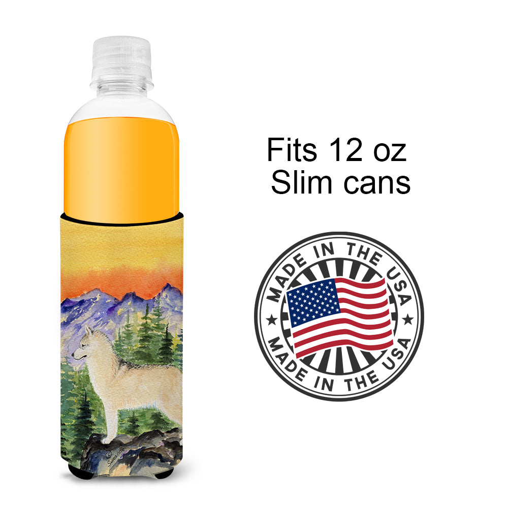 Siberian Husky Ultra Beverage Insulators for slim cans SS8285MUK